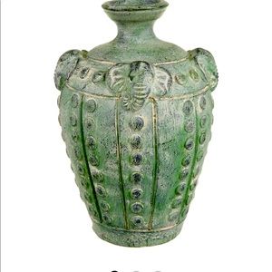 Thai Vase. Elephants